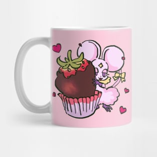 I draw pink pastel blanca with chocolate strawberry / sugar sugar rune Mug